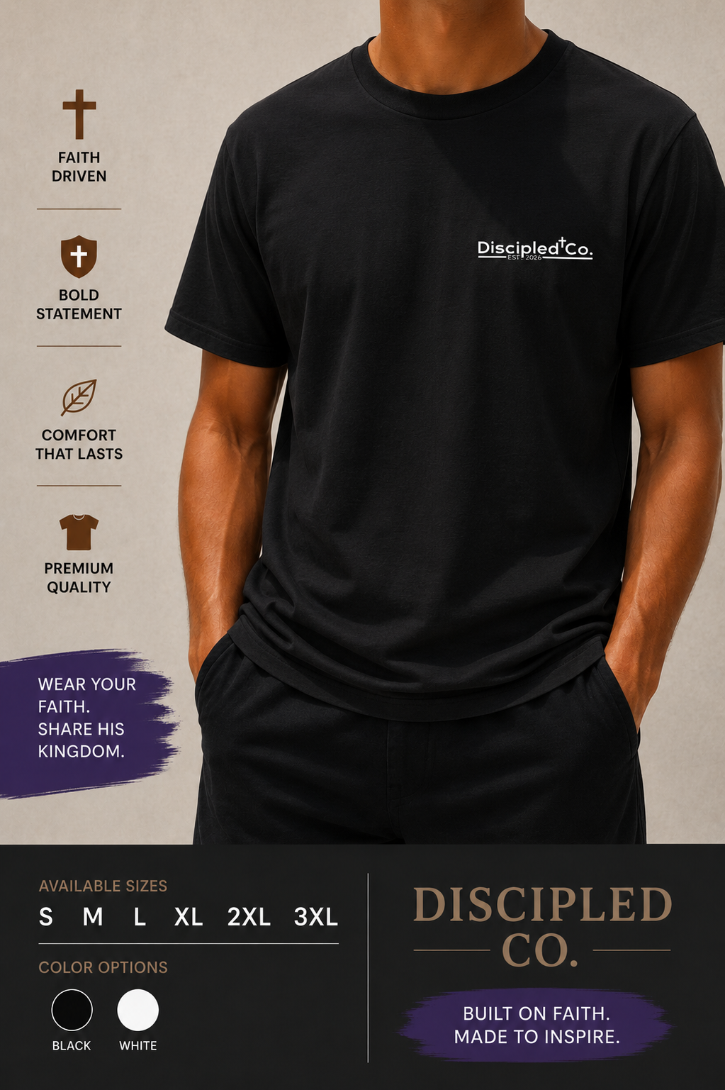 DISCIPLED CO - UNISEX TEE